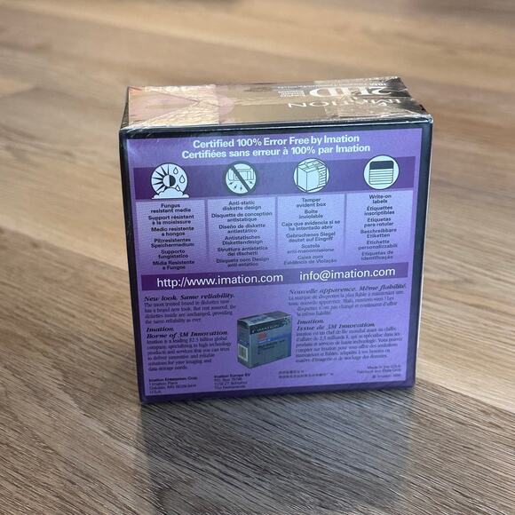 NEW IMATION 3.5"2 Sets Floppy Disks Diskettes 10 Pack IBM Formatted 1.44MB 2HD - Picture 6 of 8